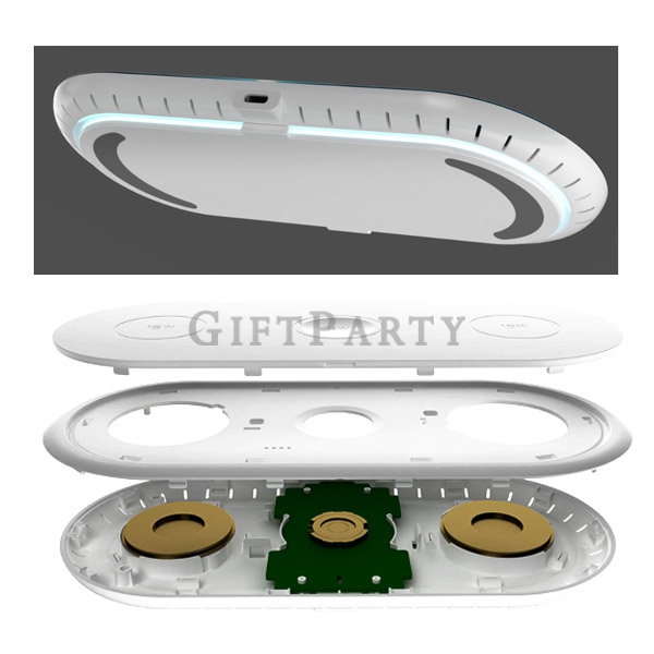 廣告贈品,新款禮品,客製化禮品,三合一無線充電板6