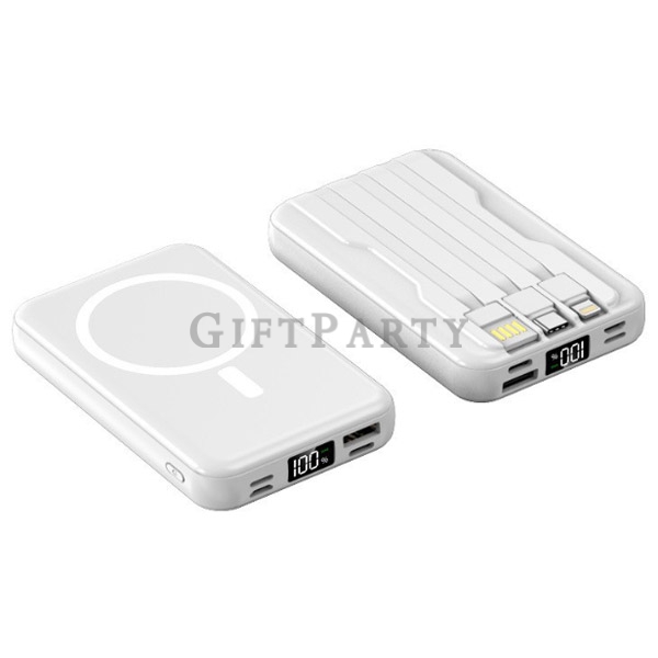 ,磁吸行動電源,移動電源,充電寶,Magsafe磁吸無線行動電源10000mAh自帶線移動電源
