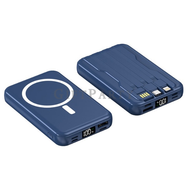 ,磁吸行動電源,移動電源,充電寶,Magsafe磁吸無線行動電源10000mAh自帶線移動電源