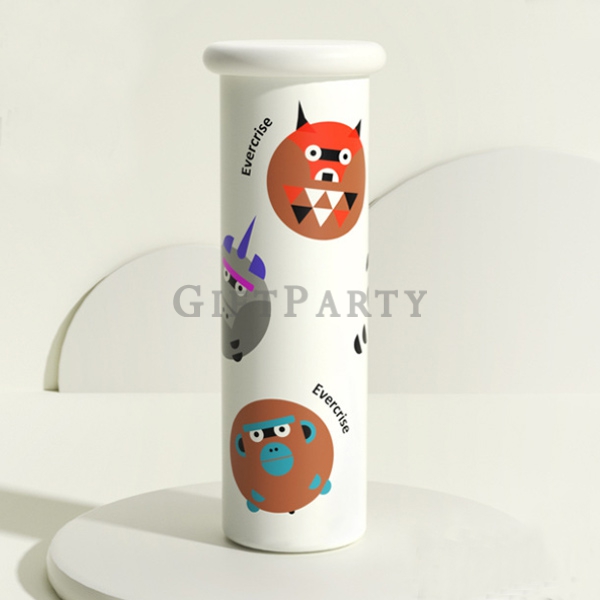 ip保溫瓶,授權禮品,授權贈品,316不鏽鋼保溫杯蘑菇杯(整圈UV印刷)