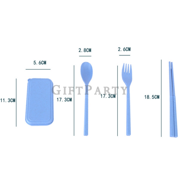 選舉小物,環保餐具,選舉贈品,禮品,折疊小麥餐具三件套