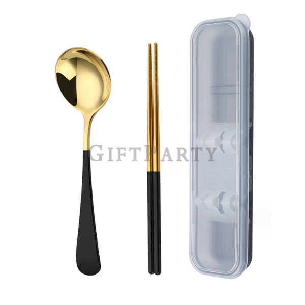 環保餐具,股東會贈品,禮品,贈品,輔銷品,不鏽鋼餐具二件組