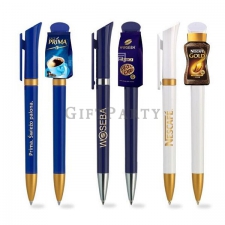 Plastic Custom Shape Clip Promotional Ball Point Pen