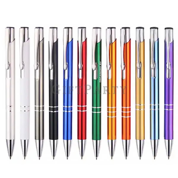Customized Metal Pen Metal Ballpoint Pen Promotional Metal Ball Pen鋁桿二線原子筆