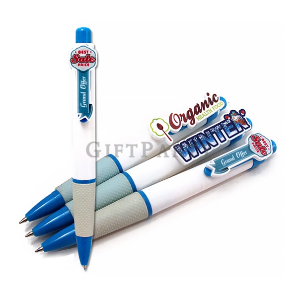 壓克力造型筆夾白小胖筆,造型筆,廣告筆,展場贈品,