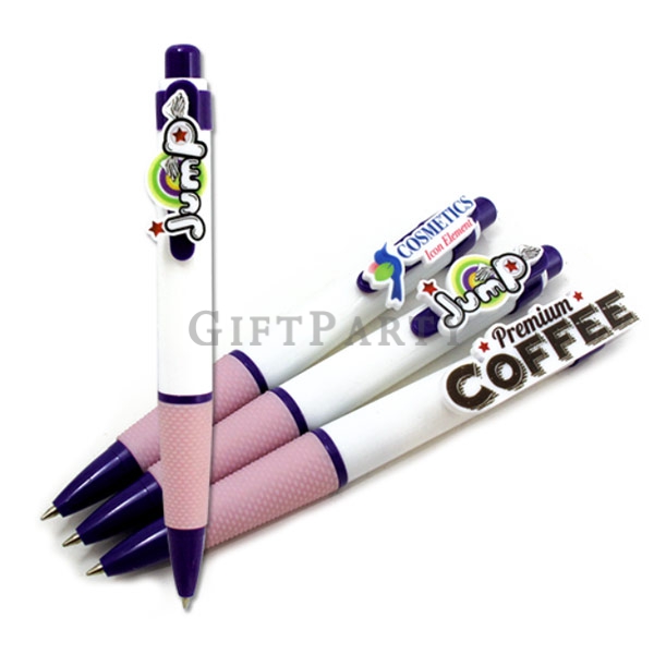 壓克力造型筆夾白小胖筆,造型筆,廣告筆,展場贈品,