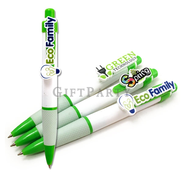 壓克力造型筆夾白小胖筆,造型筆,廣告筆,展場贈品,