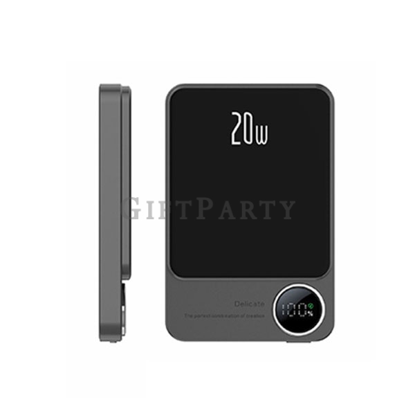 超薄行動充,吸磁無線充行動電源,超薄磁吸行動電源10000mAh-厚9mm6