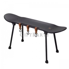 Skateboard folding table