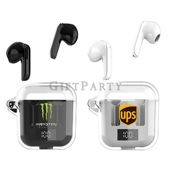 耳機,附數位電源盒的無線耳機,Wireless Earbuds with Digital Power Case