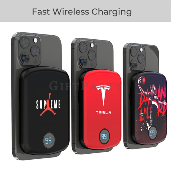 客製化禮品,授權禮品,科技贈品,資訊展贈品,磁性行動電源5000mAh4