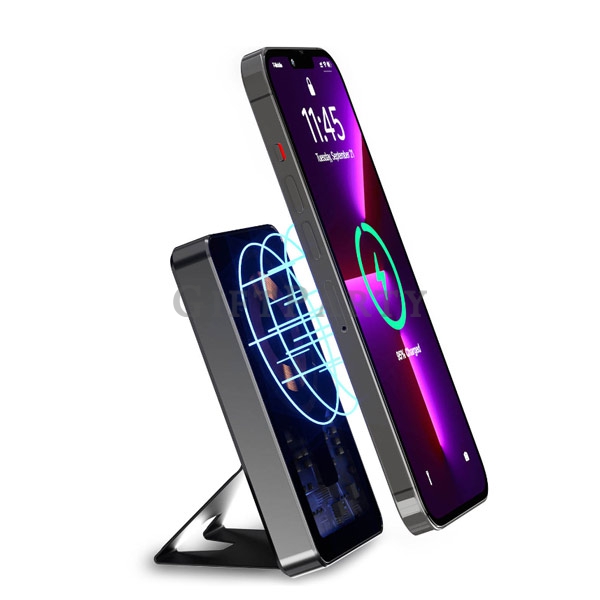 GP2341734Q4460-優質玻璃和金屬磁性無線充電行動電源5000mAh3
