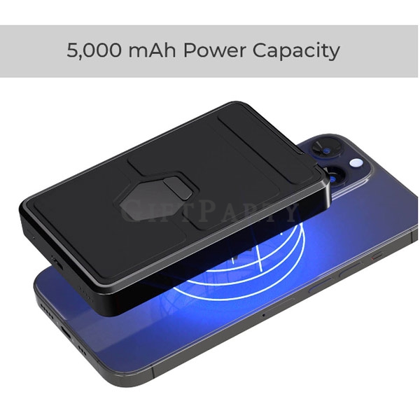 GP2341734Q4460-優質玻璃和金屬磁性無線充電行動電源5000mAh7