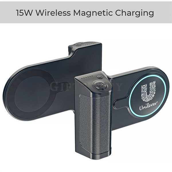 客製化禮品,贈品,磁性無線充電相機手把行動電源,行動電源