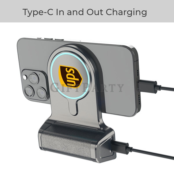 客製化禮品,贈品,磁性無線充電相機手把行動電源,行動電源