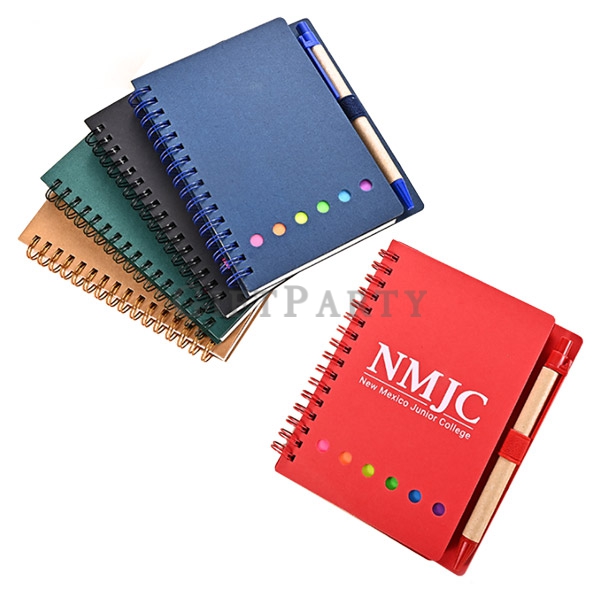 禮品,贈品,便簽本,廣告贈品,牛皮線圈筆記本便利貼組合