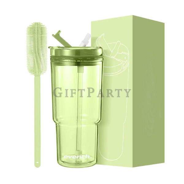 女性贈品,百貨公司贈品,AS透明吸管杯580ml,贈品,