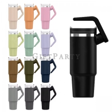 tainless Steel Insulated Tumbler with Rotating Handle, 30oz