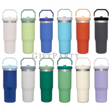 30oz Vacuum Insulated 304 Stainless Steel Tumblers Water Bot