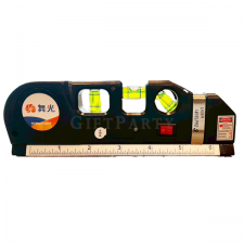 Red laser level meter tape measure