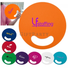 Round advertising fan