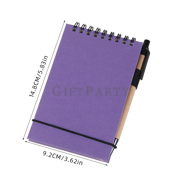 筆記本附筆,牛皮紙筆記本,活動贈品文具,客製LOGO手札,迷你筆記本kraft notebook with pen, eco notepad, custom promo stationery, sma