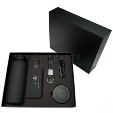 Luxury Business Gift Set with Bottle, Power Bank, Cable & Ke