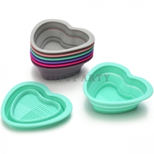 Silicone Foldable Makeup Brush Cleaning Bowl