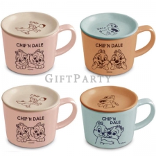 Chip 'n Dale Ceramic Mug Set with Lid