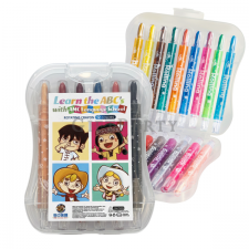 12-color rotating crayons