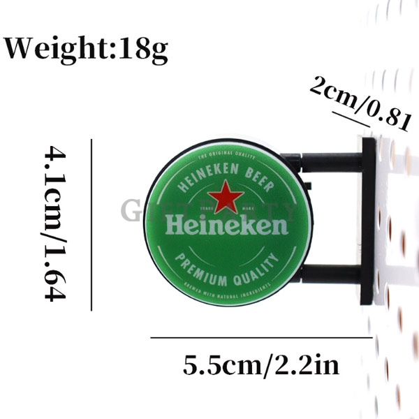 啤酒贈品,迷你磁吸招牌燈-發光冰箱貼,餐廳贈品,飲料贈品,