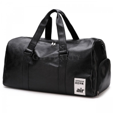 Dry/Wet Divided PU Leather Sports Bag