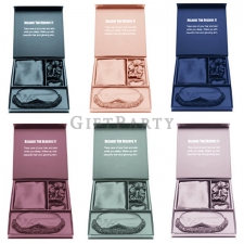 Faux Silk Satin Eye Mask 3-piece Gift Set