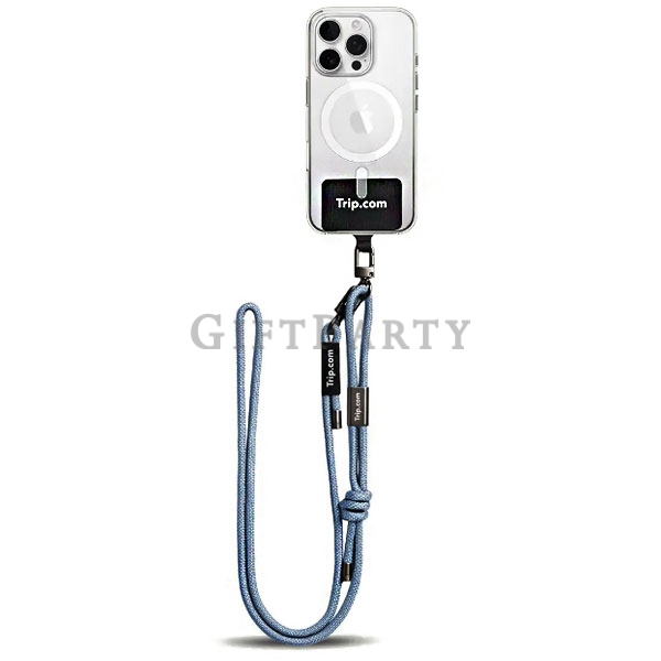 custom phone lanyard, RPET lanyard, eco-friendly promotional gifts, corporate ESG, dual hook lanyard