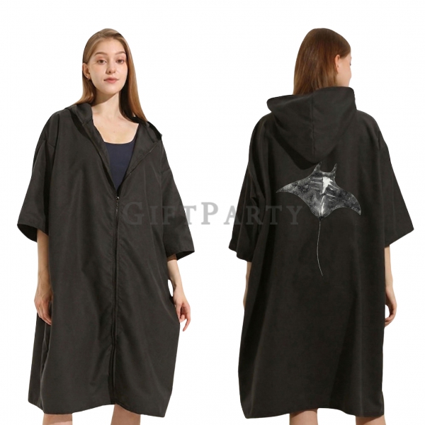 衣巾衣拉鍊款定制,manta毛衣巾,Manta Poncho Towel,潛店週邊