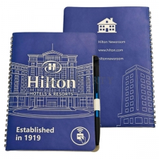 Smart NFC Eco-Leather Notebook with Pen Loop