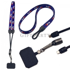 2-in-1 Phone Lanyard Fast Charging Cable