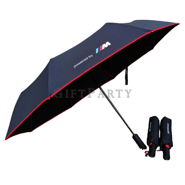 客製化禮品,企業贈品,廣告傘訂製,自動折傘客製,禮贈品公司,紅邊自動三折傘輪胎型手把