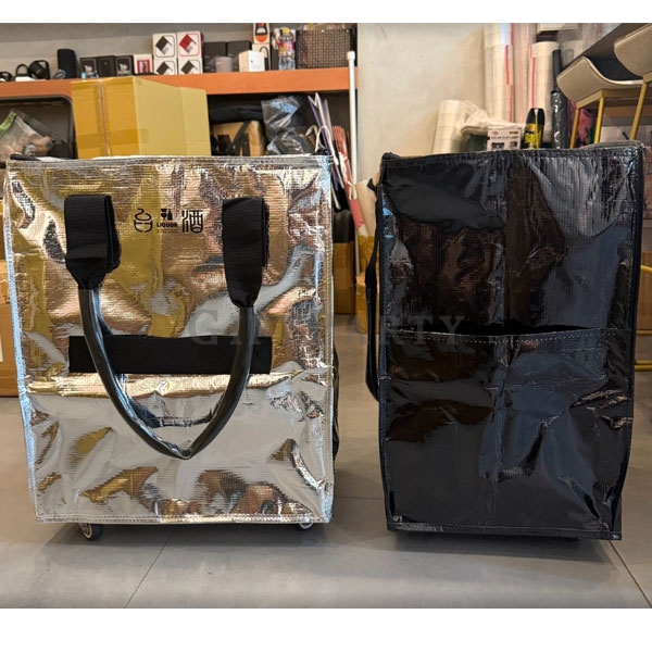 custom shopping trolley bag,wheeled shopping bag,branded rolling tote,retail promotional gifts,bulk 
