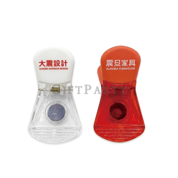 客製化磁吸留言夾, 冰箱留言夾, 辦公室小物客製, 磁鐵夾, 企業文具禮品,Customizable magnetic memo clips, refrigerator memo clips, cus