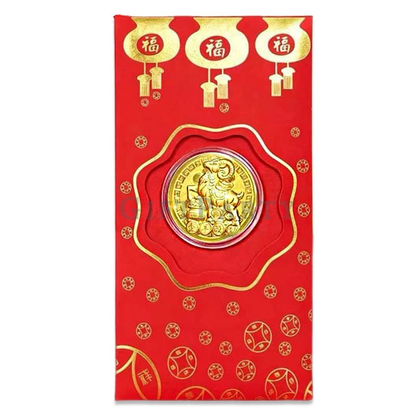 財神金幣,新春金幣紅包,開工紅包贈品,羊年開運金幣紅包
