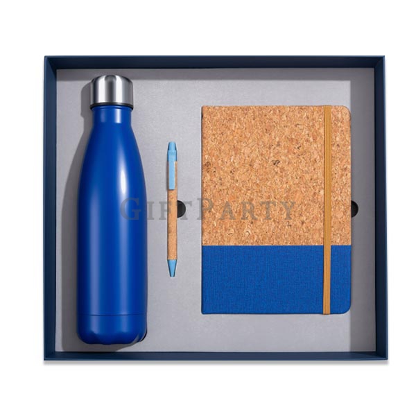 cork corporate gift sets,branded notebook gift sets,insulated bottle gift sets,employee welcome gift