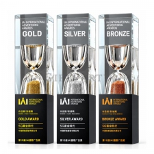 Custom Hourglass Crystal Awards