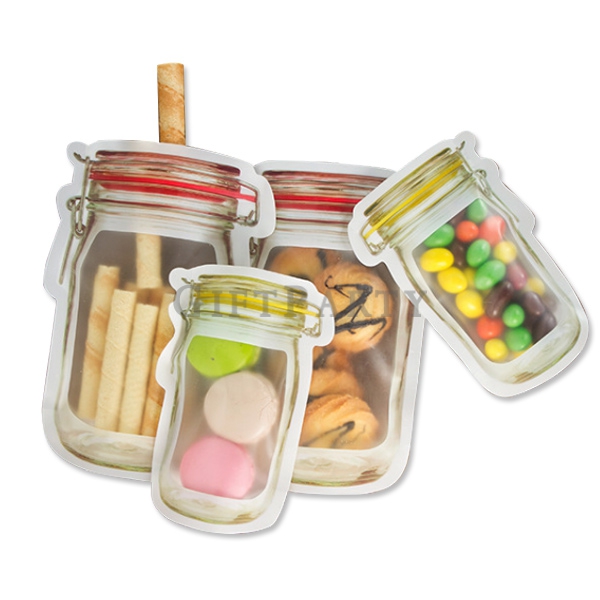 禮品,贈品,禮贈品 股東會贈品 禮品食物密封罐造型密封袋(三入)