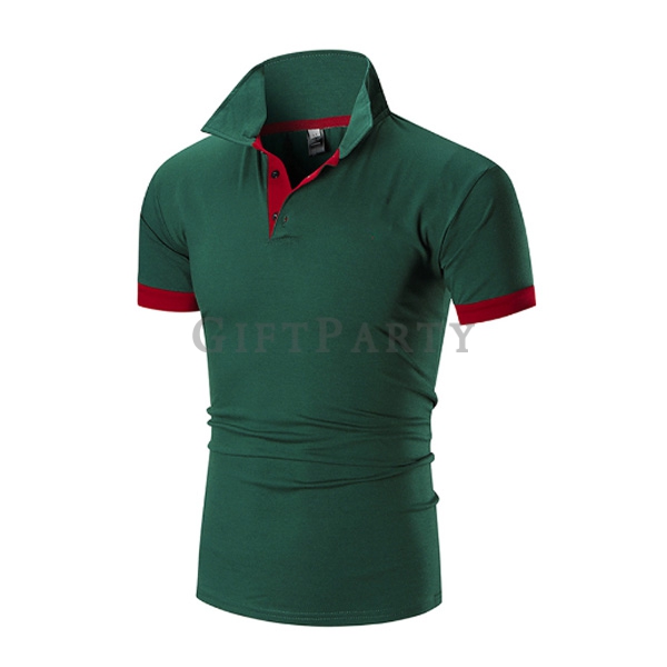 High Quality Polo Shirt,客製團服,客製POLO衫,高品質POLO衫馬球衫(撞色)