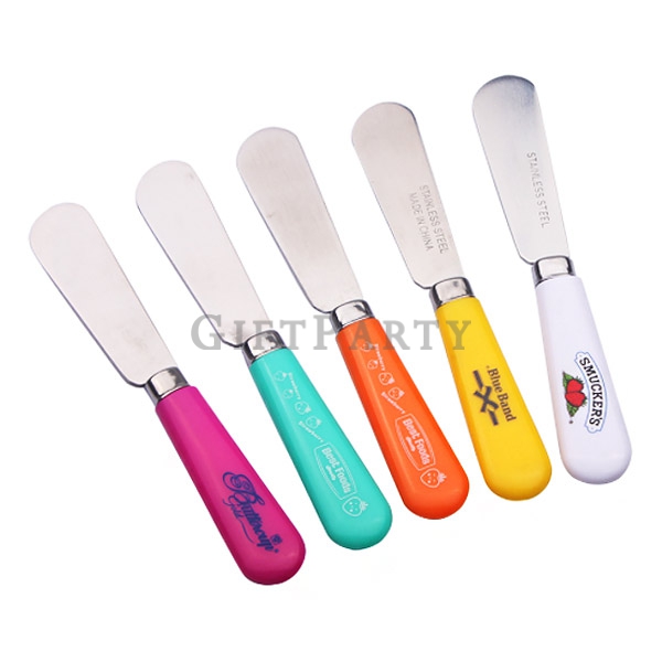 custom butter spreaders,branded butter knives,stainless steel spreaders,bakery promotional gifts,bre