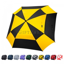 Windproof Square Double Canopy Golf Umbrella racing umbrella