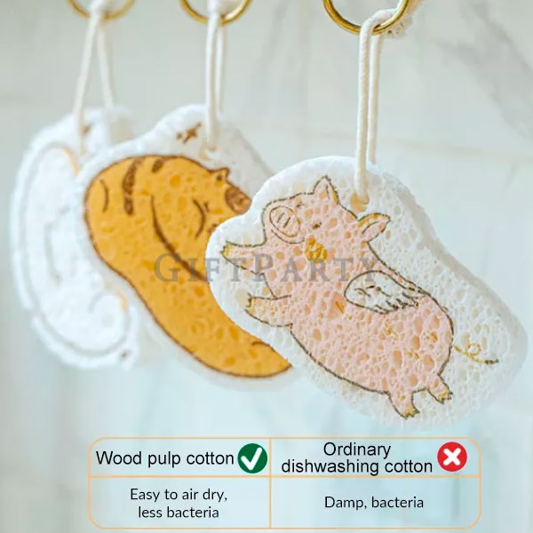 custom cellulose sponge,compressed dish sponge,expanding promotional sponge,printed cleaning sponge,