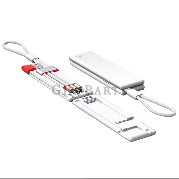 數據線,廣告贈品,3C贈品三合一數據線充電線便攜2