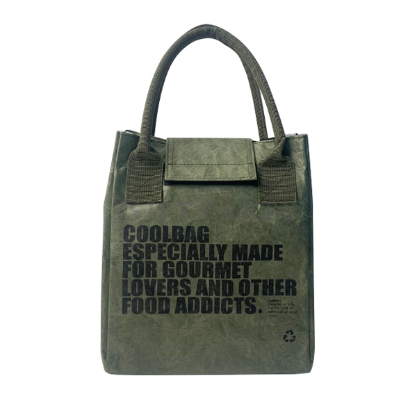 午餐袋,水洗杜邦紙保冷袋,保溫袋,Washed Kraft Paper Bag DuPont Tyvek Paper Waterproof Insulated Lunch Box with Lunch